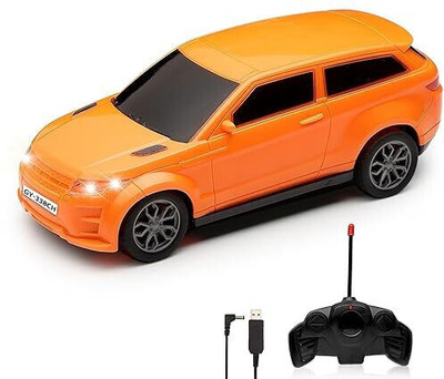 TOYACHI 3D Famous Car Rechargeable Remote Control Toy O1(Orange)