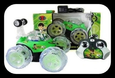 U.R.M. Enterprises Rechargeable Twisting Stunt Car With 360 Degrees Rotation G189_new274(Green)