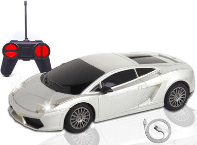frendo High Speed 1:24 Scale Rechargeable Remote Car for Kids(Silver)