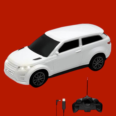 TOYACHI 3D Famous Car Rechargeable Remote Control Toy W26(White)