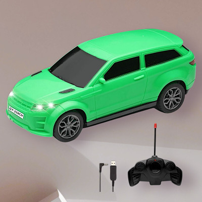 AS TRADERS 3D Famous Car Rechargeable Remote Control Toy G14(Green)