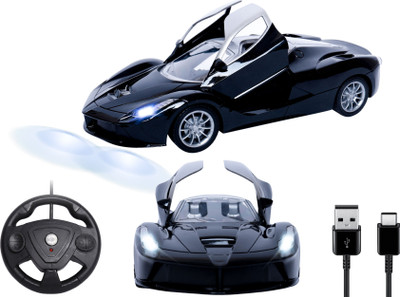 Wonder SportsCarRemote Controlled Racing Sports Car for Kids_Black(Black)