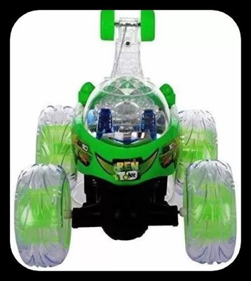 U.R.M. Enterprises Rechargeable Twisting Stunt Car With 360 Degrees Rotation G63_new689(Green)