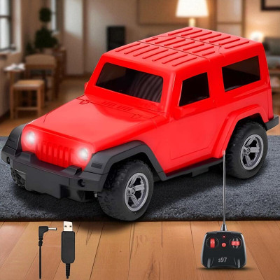 SNM97 Remote control Thar Rechargable RC Toys For Kids With Music_J26(Red)