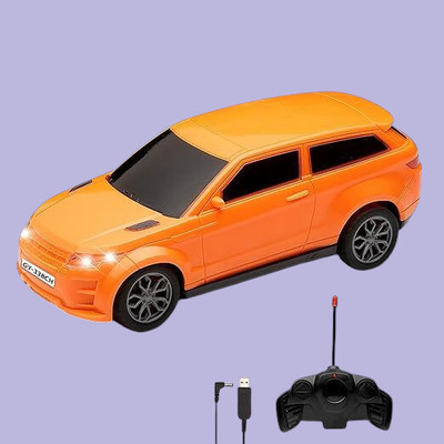 TOYACHI 3D Famous Car Rechargeable Remote Control Toy O14(Orange)