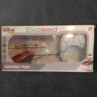 FUNKIDS Mini sensor Helicopter Aircraft Flashing Light TOY With Remote (Red)R-7(Red7)