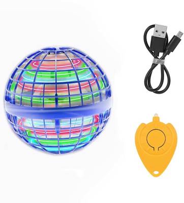 U.R.M. Enterprises Flying Ball Boomerang Mini Spinner for Indoor Outdoor, USB Rechargeable