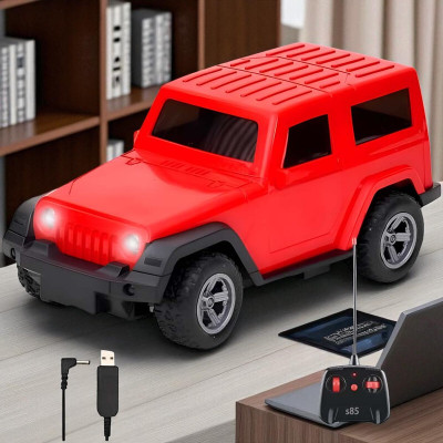 SNM97 Remote control Thar Rechargable RC Toys For Kids With Music_J13(Red)