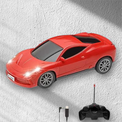 AS TRADERS Famous Car Rechargeable Remote Control Toy R9(Red)