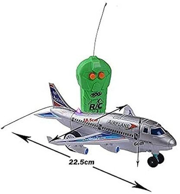 planettoy Infrared Induction Radio & Remote Control Running Airplane(Multicolor)