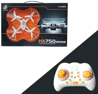GOSHOPPE ENTERPRISES HX-750 Remote Control Quadcopter Drone 2.4GHZ with Unbreakable Blades(Multicolor)