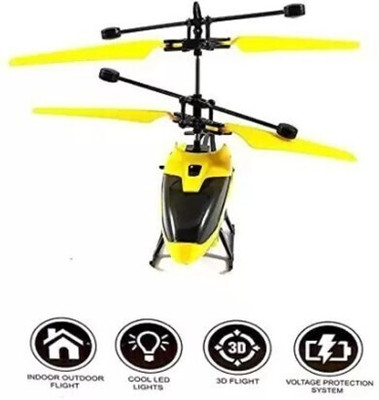 JOYWHIZ Exceed Helicopter With Remote Control Charging Helicopter Toys for Boys Yellow(Multicolor)