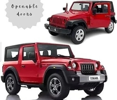 Hooper Scale 1:32 Thar Toy Car|Open Door_Diecast Metal Car_Pull Back(Red)