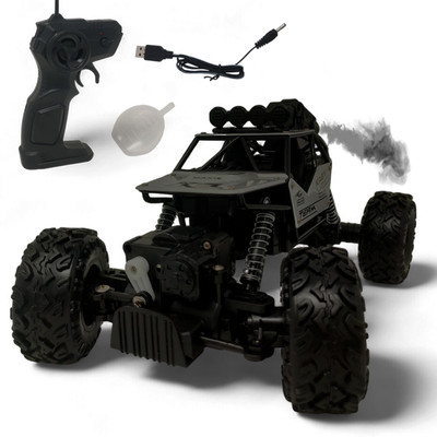 Aavkar creation Rock 4x4 Chargebal Car For Kids With Remote Control And mist Smoke(Multicolor)