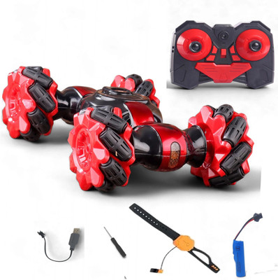 JOYWHIZ Rc Stunt Car Double Sided Rotating Off Road 2.4Ghz with hand Gesture Sensing(Multicolor)