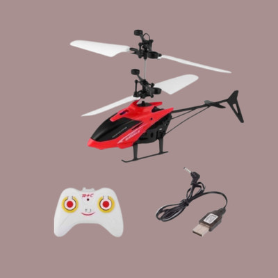 august Remote Control Toy Charging Helicopter with 3D Light Toys 104(Multicolor)