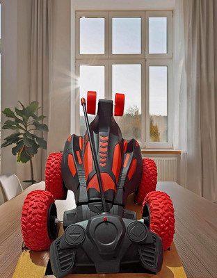 Stravos 360 Degree Rotation Tumbling Toy Car(Black Red)