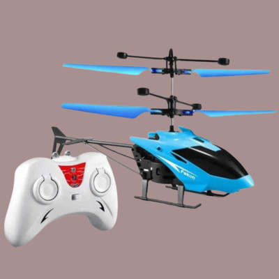 JOYWHIZ Remote Control Toy Charging Helicopter with 3D Light Toys 102(Multicolor)