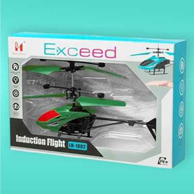 Kid Kraze Hand Control Helicopter with USB Chargeable Cable Pack of 1 Without Remote_a29(Multicolor)