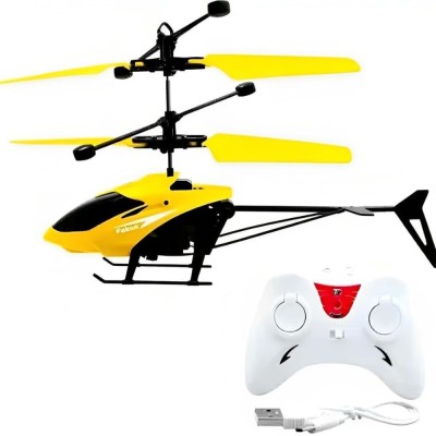 SavanShree Helicopter Induction Flight Electronic Radio rc Remote Control Toy Charging(Multicolor)