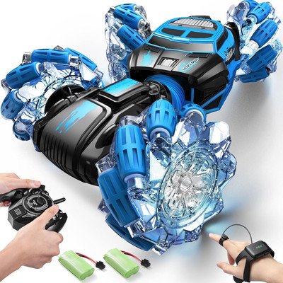 JOYWHIZ Gesture Sensor Stunt Car Double Sided Rotating 4WD 2.4GHz Twisting Vehicle SC07(Multicolor)