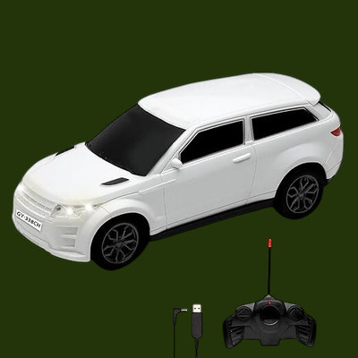 TOYACHI 3D Famous Car Rechargeable Remote Control Toy W27(White)