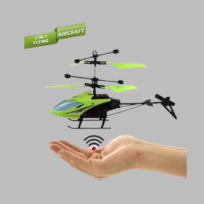 JOYWHIZ Remote Control Toy Charging Helicopter with 3D Light Toys 94(Multicolor)