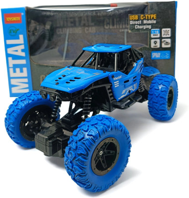 Aavkar creation Misty Spray Metal Body Rock Crawler RC Car - Great for Kids_AV3(Multicolor)
