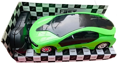 3 Jokers Wireless Remote Control Fast Modern Car With 3D Lights(White)