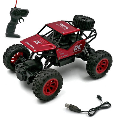 GOSHOPPE ENTERPRISES Remote Control Rock Crawler, 5 Function High Speed 1:18 Rc Car Toy(Multicolor)
