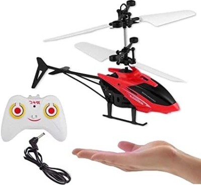 Kid Kraze Remote Control Hand Sensor Helicopter Drone Flying Toy for Boys(Multicolor)(Rad)