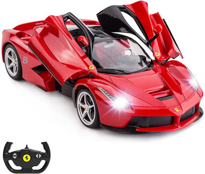 AS TRADERS Rechargeable Super Remote Control Car With Opening Doors_RC146(Red)
