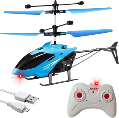 Vezimon Advance Helicopter: Remote Control Hand Sensor Charging Helicopter Toy for Kids(Multicolor)