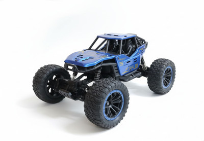 FANSEEKART Rechargeable 2.4GHz Stunt Car | Mist Spray, Lights & 360° Rotation(Blue)