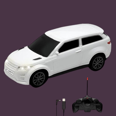 Toodles NEW_3D Famous Car Rechargeable Remote Control Toy W15(White)