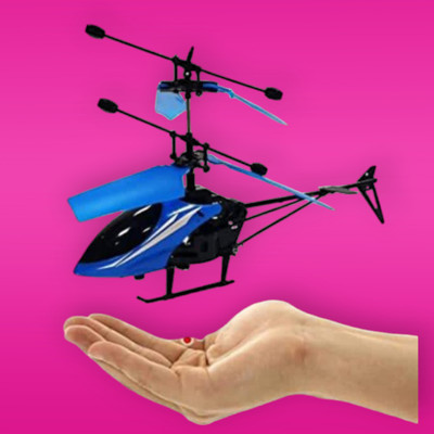 Kid Kraze Sensor Aircraft USB Charger 2 in 1 Flying Helicopter with Remote Control_a30(Multicolor)