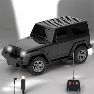 Kid Kraze Remote control Thar Rechargable RC Toys For Kids With Music_E17(Black)