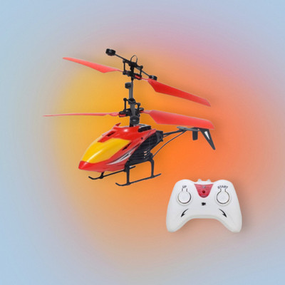 Kid Kraze Rechargeable 2-in-1 Remote and Hand Sensor Flying Helicopter_a22(Multicolor)