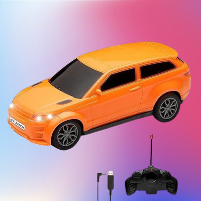 TOYACHI 3D Famous Car Rechargeable Remote Control Toy O20(Orange)