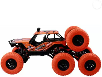 Intelligent High Speed (IND*68) Remote Control Monster Racing Car Rechargeable Rock Orange(Orange)