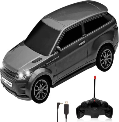 KAVANA Famous Car Remote Control 3D with LED Lights, Chargeable 88(Multicolor)
