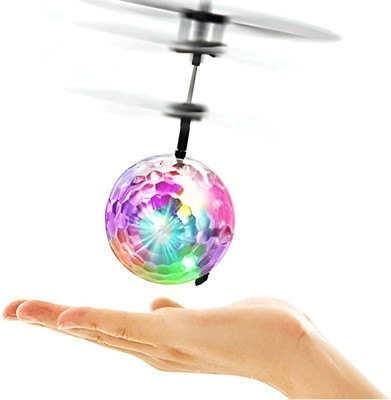 ELSORT Flying Sensor Ball Cool Toy with LED lights and Rechargeable(Multicolor)