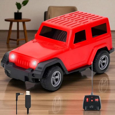 Kid Kraze Remote control Thar Rechargable RC Toys For Kids With Music_I98(Red)