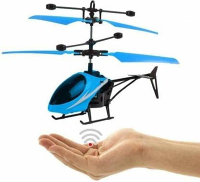 DREAMY DEN Remote Control Flying Halicopter for Kid's(Blue)