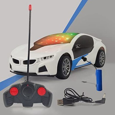 Skyler Collection Skyer Collection Chargeable 3D Remote Control Lighting Famous Car Kids(White)
