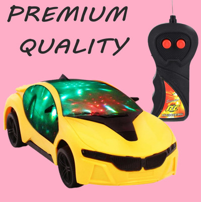 Pick and Nick toy Remote Control Fast Modern Racing Car with 3D Light Go Forward, Backward, MLC11(MULTICOLOR MLC11)