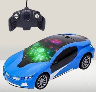 KAVANA Electronic RC Radio Remote Control Racing Famous Car For Kids(Blue)