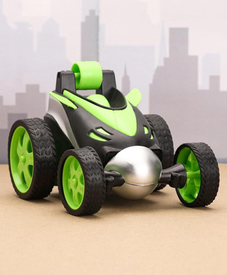 BIB PRODUCTS Stunt Vehicle Car 360°Rotating Rolling Electronic Radio RC Remote Control car(Blue, Green, Yellow, Red)