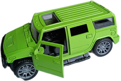 Divyatoys 1:36 Diecast Hummer Car with Openable Doors for Kids/Pack of 1(Green)