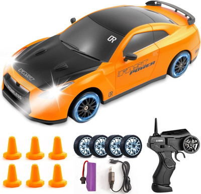 Bestie Toys Rc Drift Car 2.4Ghz 1:24 Scale 4Wd High Speed Remote Control Cars Vehicle with(Multicolor)